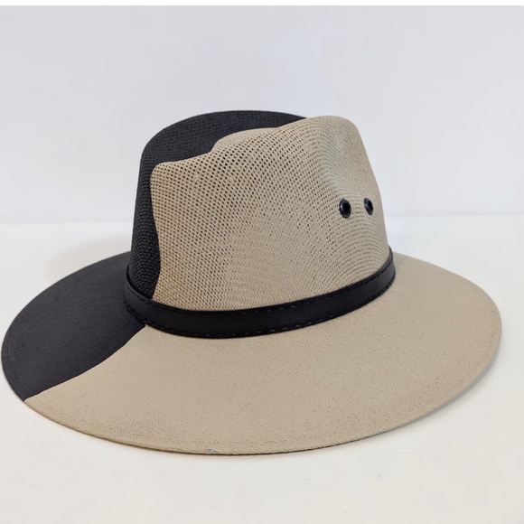 NEW!!  Hand Made Color Block Brim Straw Hat main image 8
